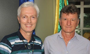 Profs. Sérgio Peters e Júlio Felipe Szeremeta